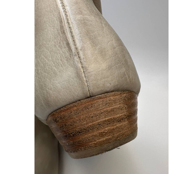 Marsèll Womens Light Taupe Stone Ankle Booties Lace Up Low Heel Flat Sz 40 / 10 - Picture 9 of 16